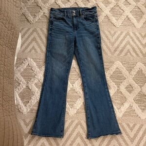 American Eagle High Rise Artist Flare Jeans